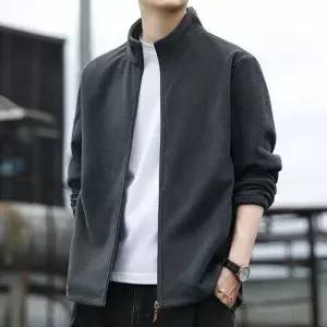 남친 가을 캐주얼 기모 점퍼 긴팔 솔리드 자켓 코트 패피3