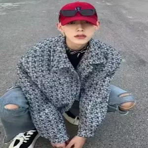 남성용 가을 코트 자켓 점퍼 우븐 패피3