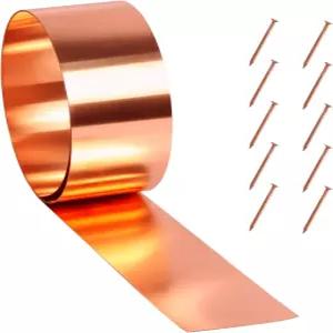 구리 점멸 5 순수 38 게 0mm 두께의 스트립 다양한 폭과 견고한 롤 ASTM B52M 시트 계약업체 및 DIY