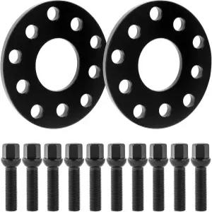 VC 2PC 5x00 또는 5x2 휠 스페이서 2인치 2mm 보어 입술 없음 4x5 확장 볼트 40mm 섕크 볼 시트 아우디