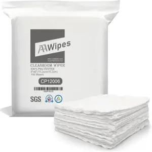 AA와이프 더블 니트 00 폴리에스터 와이퍼 경량 버전(20GSM 6X6 50개/가방) 클린룸 천 물티슈 씰링 엣지