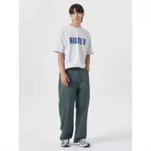 에잇세컨즈 454521LP3M 데님 와이드팬츠 저온스 컬러 워싱 팬츠 그린 3M 4104669