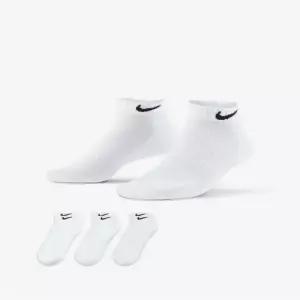 나이키 SX7670 100 앵클삭스 운동양말 에브리데이 쿠션 트레이닝 로우 삭스 3켤레 화이트 블랙 4974247