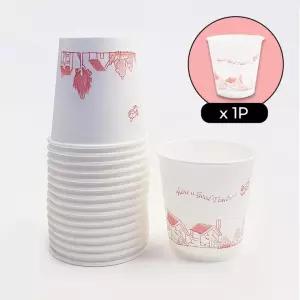 위생종이컵(190ml) 1P 일회용종이컵 커피컵 자판기컵(500개)
