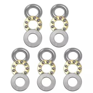 하핑턴 5pcs F8-16M 미니어처 스러스트 볼 베어링 8mm 보어 OD 두께 크롬강 컨베이어 시스템 공작 기계용