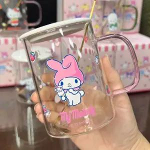 마이멜로디 뚜껑 유리컵 숟가락 세트 360ml aVP7+4Ugp