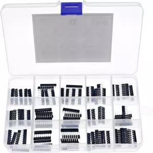 OQATNXUR 75pcs 15종 네트워크 저항 모듬 팩 키트 1 x 9pin 101 221 471 681 102 222 472 682 103 153 273
