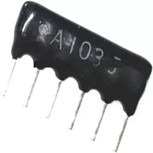 50PCS A06-103 SIP-6 10K 옴 6 DIP 제외 네트워크 저항 배열 5핀 A09-103 1K 2.2K 4.7K 47K 100K 5PIN
