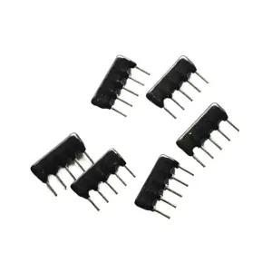 저항 네트워크 A05-101R 옴 1k 10K 4.7K 330R 150R 100R 5PIN 전자 저항기 20PCS(A05-101 100R)