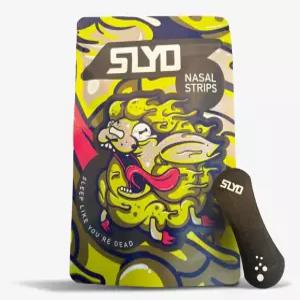 SLYD Max Flow 비강 스트립 35팩 - 강력한 실크 소재 20 더 많은 공기 흐름 코골이 를 위한 땀 방지 수면