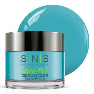 SNS 네일 딥 파우더 젤러스 컬러 디핑 스틸레토터쿼이즈 아쿠아 크림 오래 지속되는 냄새가 적고 자외선 램프가 필요 없음 1온스