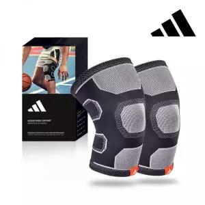 매장정품 아디다스 ADIDAS FITNESS 에센셜 무릎 보호대 세트(2개입) 니슬리브 ADSU-12522 715010
