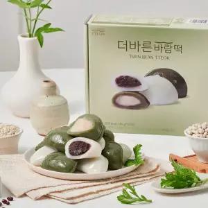 [롯데백화점]더바른 [더바른떡] 반반 바람떡 500g 1박스 개별포장 떡 선물 답례떡
