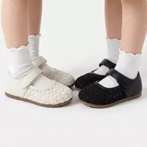 [리틀잼스] 아동 여아 어린이 메쉬 벨크로 리본 샌들 메리제인 플랫 신발 kd239