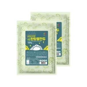 [이푸른] 굿푸드 부들부들 완탕 물만두 1.4kg x 2봉