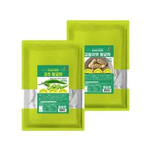[이푸른] 굿푸드 김말이맛 왕교자 1kg + 고추 왕교자 1kg