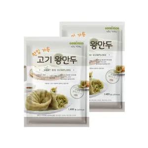 [이푸른] 굿푸드 고기 왕만두 1.4kg x 2봉