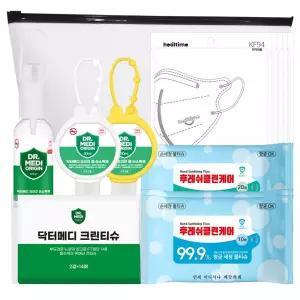 닥터메디 방역키트 위생 3-3호 구성품변경가능 완포장발송 선물 기프트세트 KF94마스크 새부리형 휴대용티