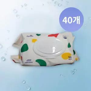 도리도리 아기물티슈 캡형 패턴플레이 시그니처 100매 40개