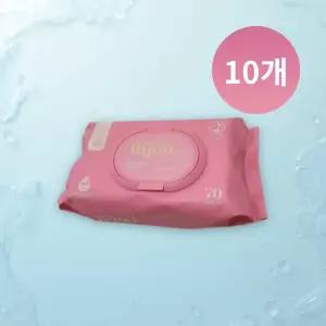 데이데이비쥬 물티슈 캡형 아쿠아 코랄 70매 10개