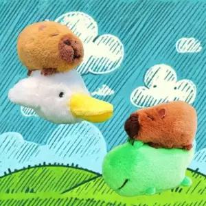 [하프클럽/]카피바라 인형 열쇠고리 키링 귀여운 병아리