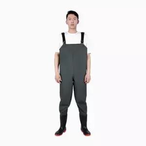 [에스에스_63]일체형 멜빵 작업복 해루장비 방수웨이더
