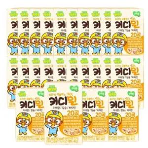고품질 뽀로로 키디밀 곡물 두유 135ml x 24팩 뽀로로음료 어린이두유 두유 아이두유 아이음료 WFM1DT5