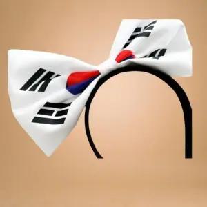[에스에스_64]미니태극기 머리띠 생일 놀이동산 야구 기