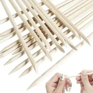 다용도 네일 스틱 큐티클 네일 아트 스틱 젤네일 양면 우드-WFNZ3Q6