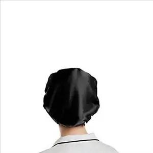 수면 실크헤어 캡 곱슬머리 새틴 헤어 캡 데일리 여성 모발-WFNZ7X1