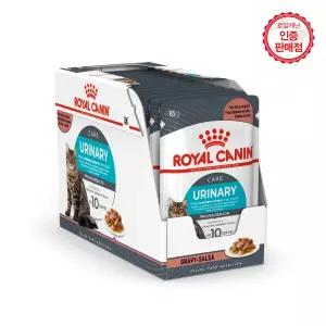 로얄캐닌 고양이사료 유리너리 [그레이비] 파우치 85g 12개 (1BOX)+클립