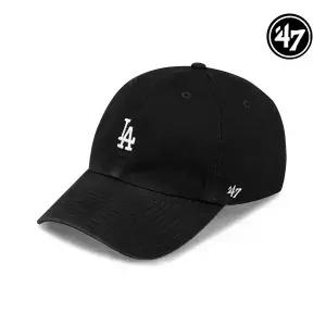 47브랜드 LA 다저스 스몰 로고 MLB 엠엘비 볼캡 야구 모자 블랙 B-BSRNR12GWS-BKA