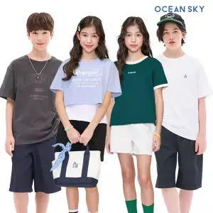 [즉할23%]오션스카이 본사 주니어 데일리룩 최대혜택! 반팔티/반바지/맨투맨/팬츠/아우터 외