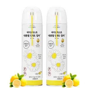 [바이오미스트]내츄럴 인섹트 킬라 피레트린 국화꽃 살충제 - 레몬향X2 (500ml)