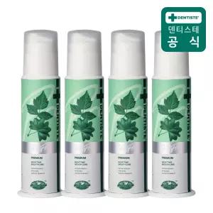 덴티스테 치약 플러스화이트 프로 펌프형 170g 4개 불소함유