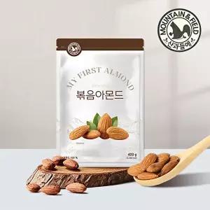 [산과들에]25년산 햇 견과 볶음아몬드400gx2봉 / 신선한 견과류