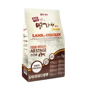 강아지 사료  명품명가 양고기+닭고기 5kg(관절/피모)