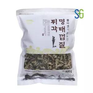 동일식품 바삭하고 맛있는 반찬 안주 명태껍질튀각 500g
