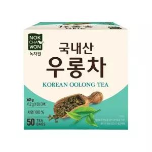 녹차원 국내산 우롱차 50티백