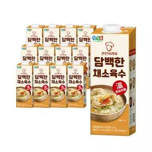정식품 간단요리사 담백한 채소육수 950ml 12팩