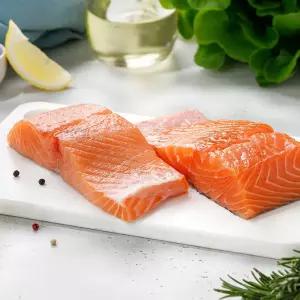 [파인밀] 항공직수입 노르웨이 슈페리어 딥스킨 생연어 300g 500g 1kg 신선 냉장 프리미엄