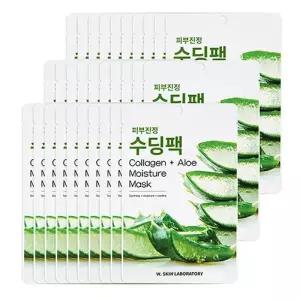 [W. 알로에 피부진정 수딩 마스크 30매입
