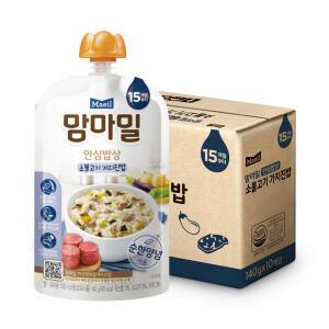 맘마밀 이유식 15개월 소불고기 가지진밥140g x 10팩