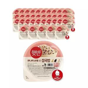 CJ 햇반 잡곡밥, 210g, 36개