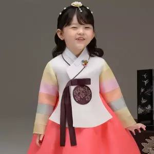 [보리보리/더예한복]QT805-가인당의 여아 아동한복