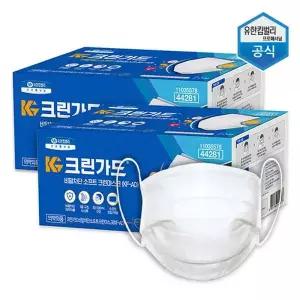 [하프클럽/유한킴벌리]크린가드 비말차단 소프트 크린마스크 KF-AD 100매 일