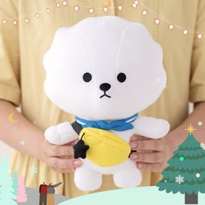 봉제 바디필로우 강아지 동물 쿠션 아기 애착 어린이날 선물 인형 아폴로 마린 중