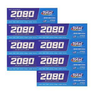 애경 2080 시그니쳐 토탈 블루치약 125g 4입 x2
