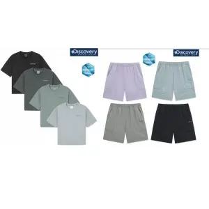 [디스커버리키즈](천안아산점)25SS 키즈 프레시벤트 경량 우븐 소매 포켓 트레이닝 반팔티셔츠,반바지