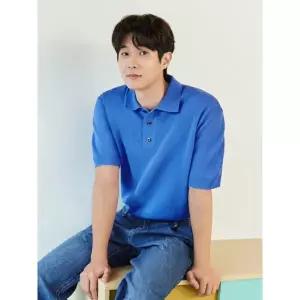 [롯데백화점]프로젝트엠 남성 오버핏 카라 반팔 스웨터 EPE2ER1100